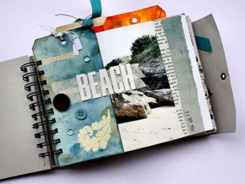 foto de um scrapbooking