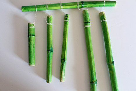 Sino dos Ventos Com Bambu