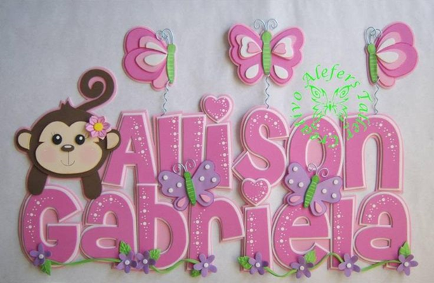 molde letras EVA